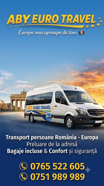 Sofer transport persoane curse tur-retur intern si international